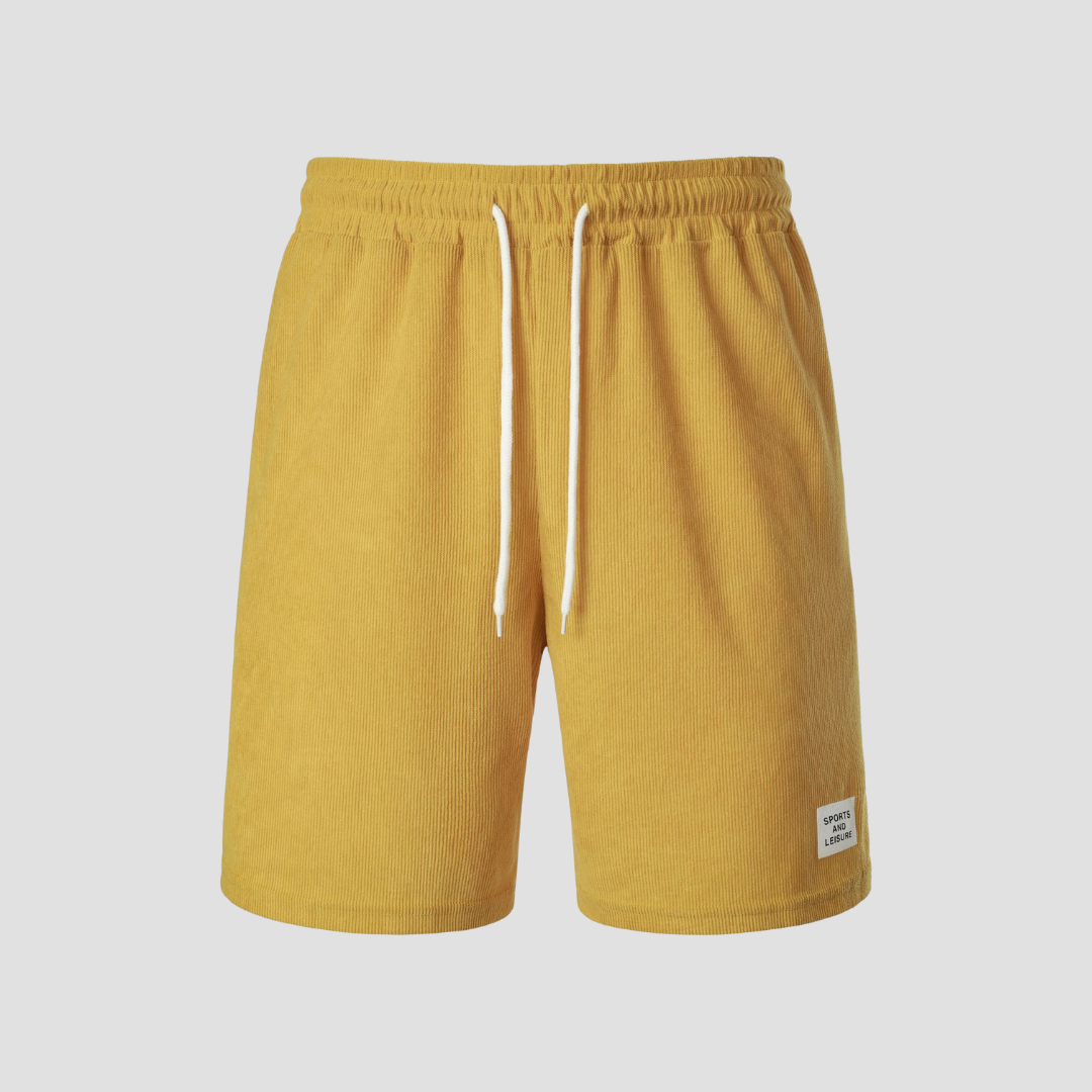 Lubin Short Homme en Velours Côtelé | Confort Estival & Texture Authentique