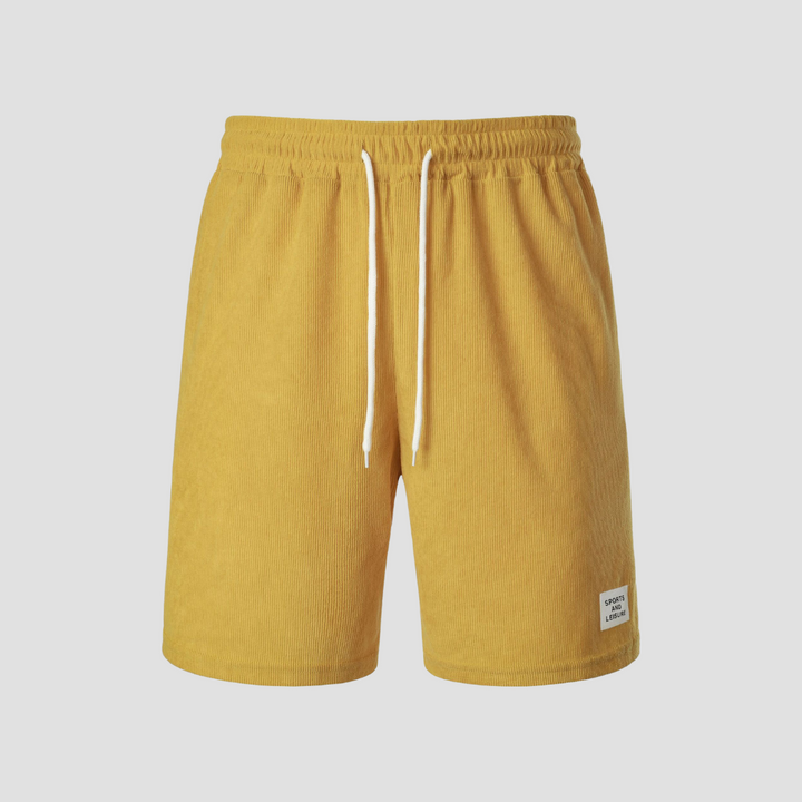 Lubin Short Homme en Velours Côtelé | Confort Estival & Texture Authentique