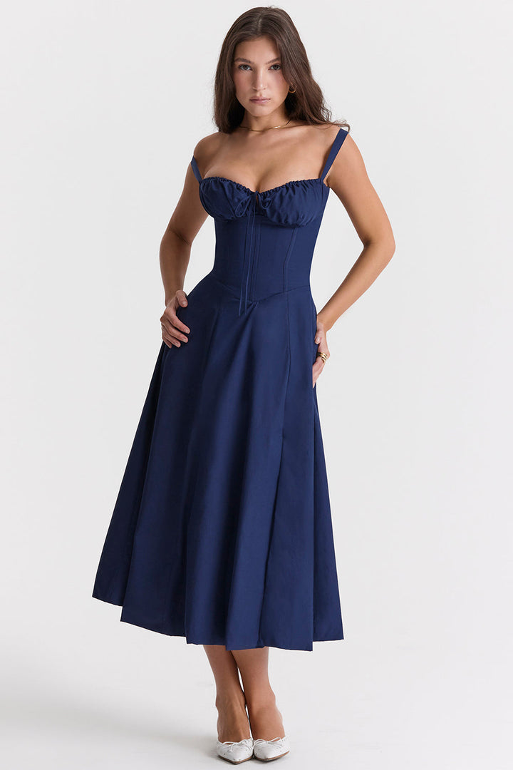 Brittney | Abito bustier con corsetto: eleganza casual e comfort estivo