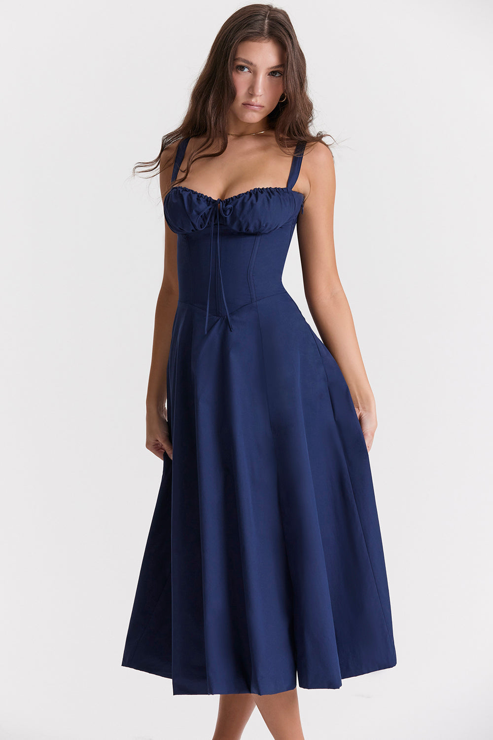Brittney | Abito bustier con corsetto: eleganza casual e comfort estivo
