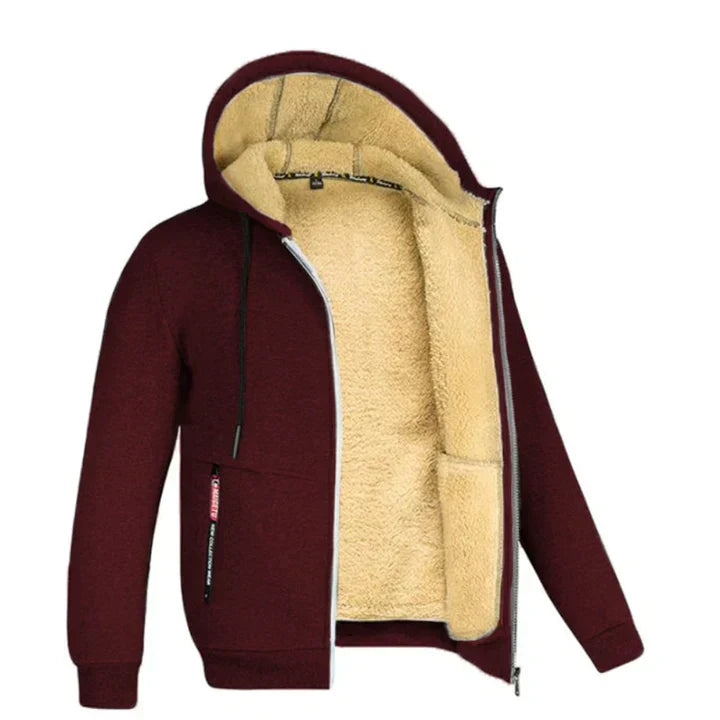 Tommy | Sweat à capuche zippé en polaire