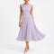 Vestido Brigitte con escote drapeado