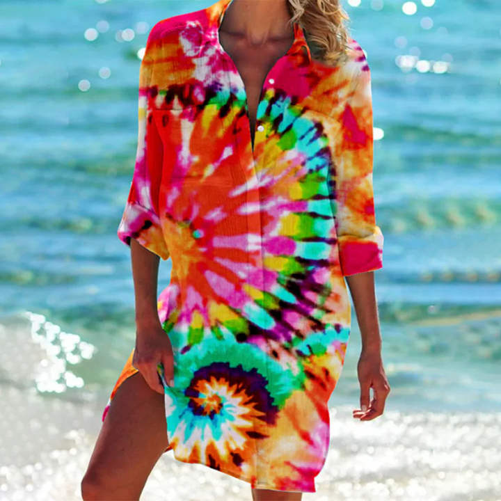 Helen | Robe Mini Polo De Plage D'Été Pour Femme