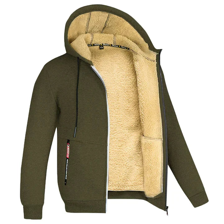 Tommy | Sweat à capuche zippé en polaire