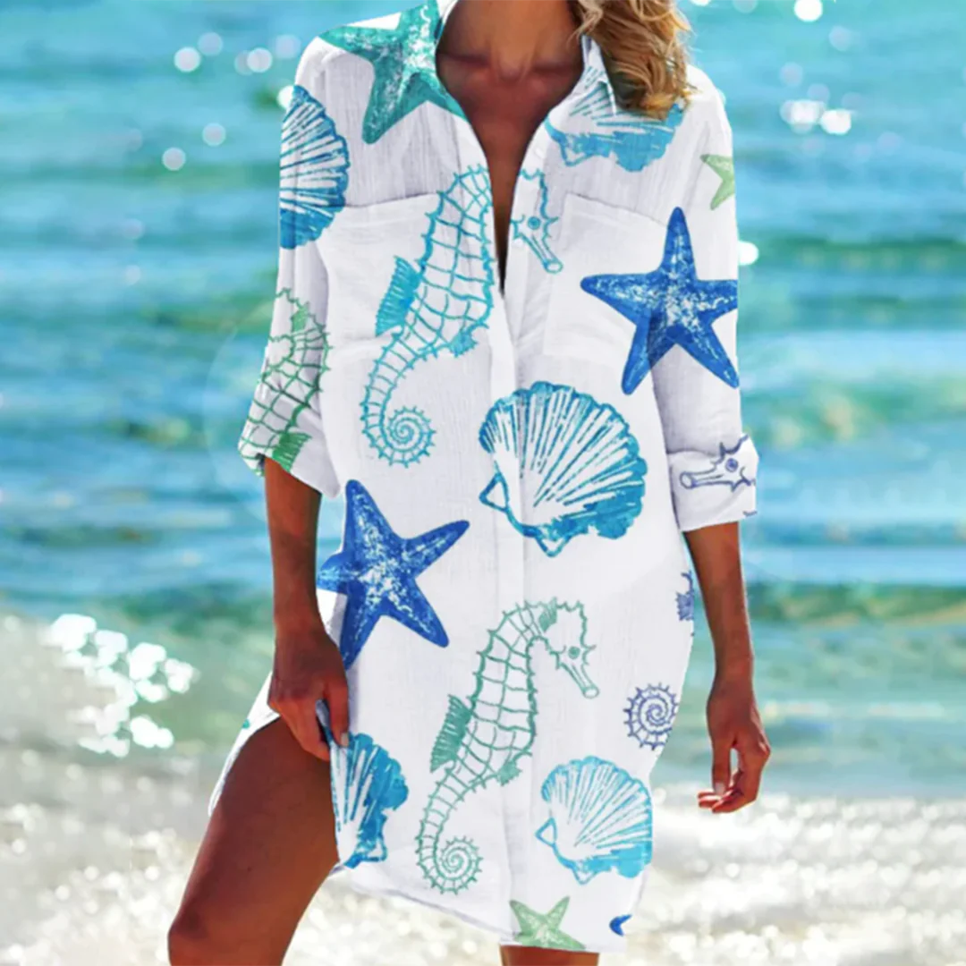 Helen | Robe Mini Polo De Plage D'Été Pour Femme