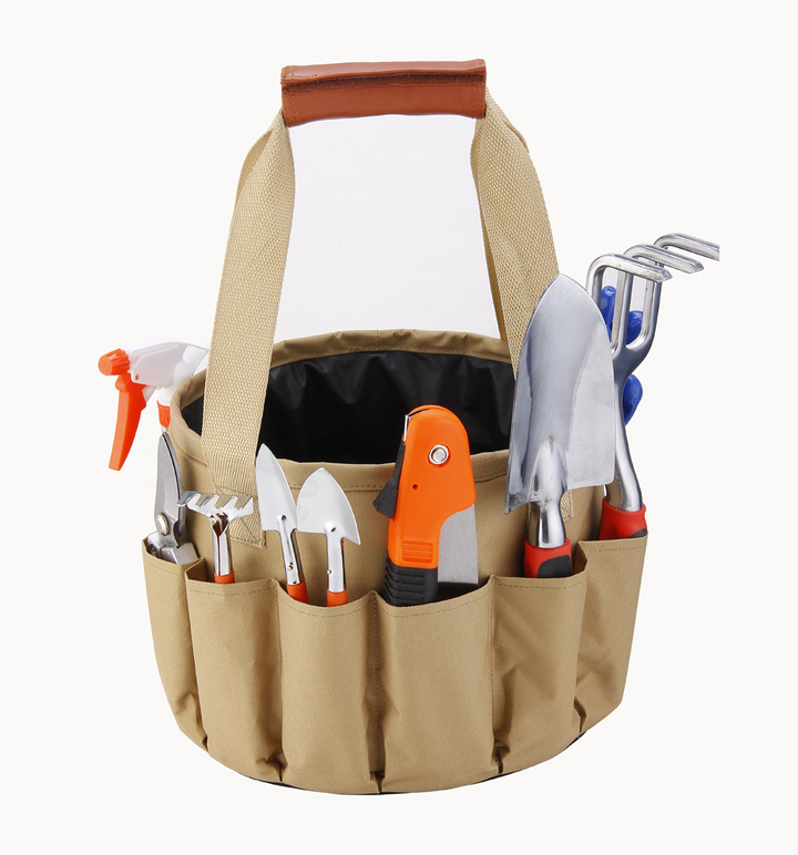 Set de 10 Outils de Jardinage avec Sac de Transport | Kit Complet pour Entretien du Jardin