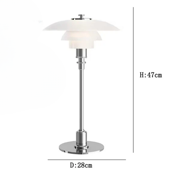 Candeeiro de mesa Damoura | Design escandinavo moderno e luz LED acolhedora