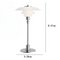 Candeeiro de mesa Damoura | Design escandinavo moderno e luz LED acolhedora