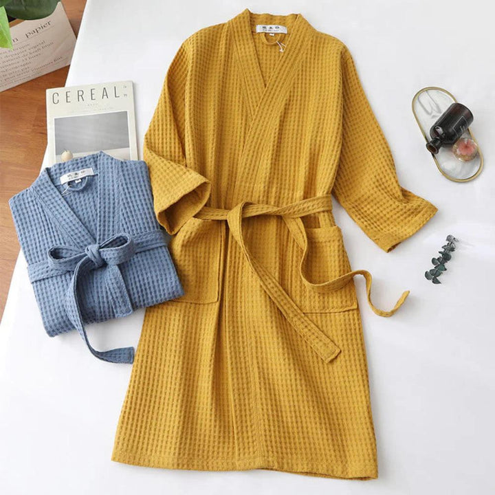 Peignoir Léger et Respirant | Séchage Rapide, Avec Ceinture, Pour Maison & Spa