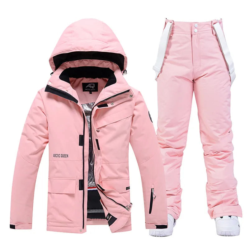 Emily Combinaison de Ski pour Femme | Imperméable, Respirante, Isolée, Réglable, Design Moderne