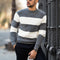 Alphonse Pull Homme à Rayures Urban Chic | Élégance Moderne et Confort Intemporel