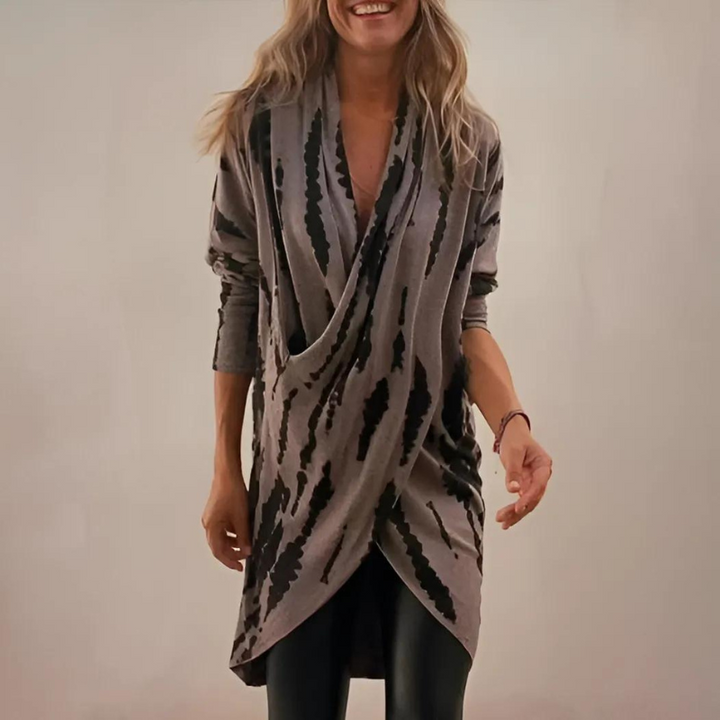 Marcella Robe Tunique Drapée Confortable | Style et Confort au Quotidien