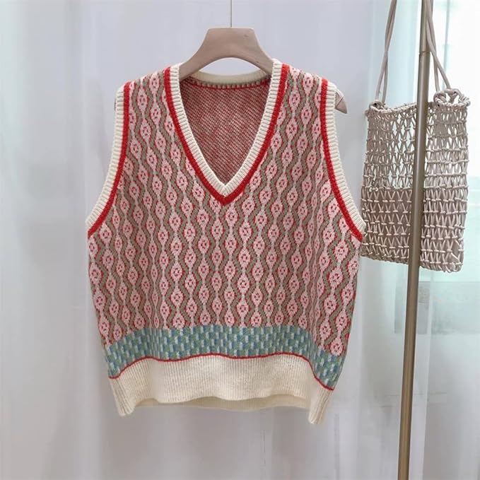 Almira - Gilet en maille sans manches à encolure ronde