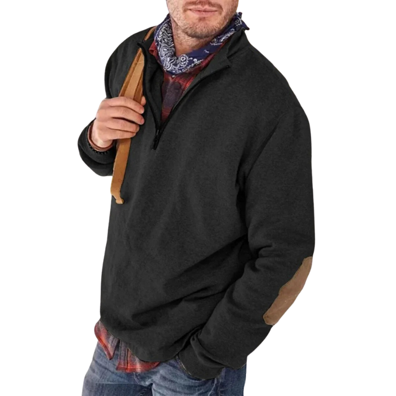 Pull semi-zippé Dylan pour homme | Coupe décontractée et détails élégants