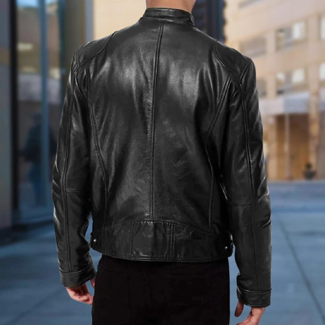 Calvin | Veste en cuir pour hommes