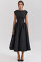 Victoria Robe femme avec jupe fluide | Robe de soirée élégante en noir ou blanc