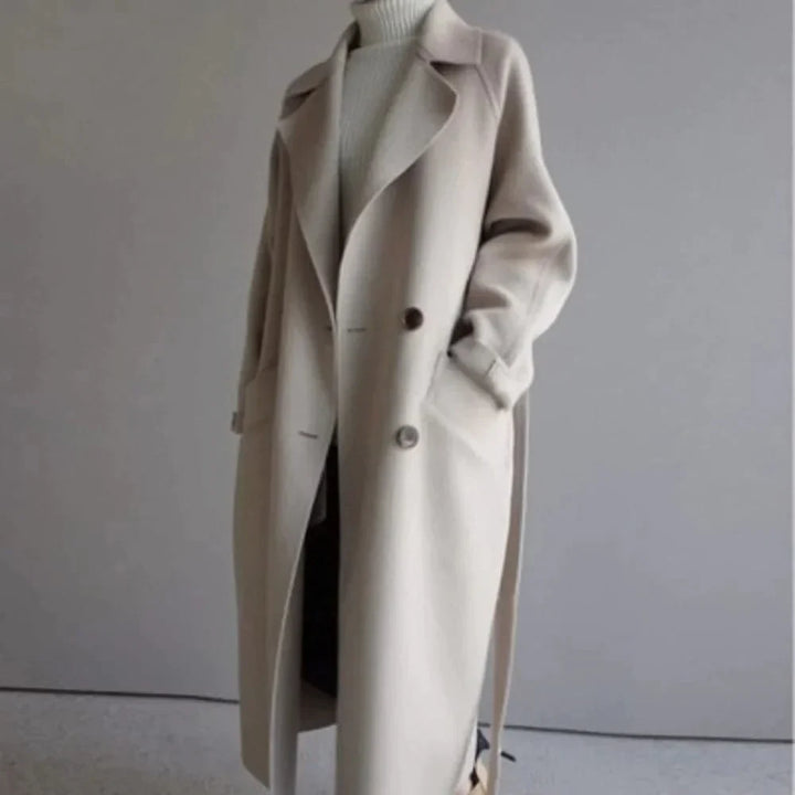 Adèle | Trench Coat Beige Élégant & Intemporel pour un Style Sophistiqué