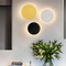Apliques de pared LED redondos diseño moderno interior