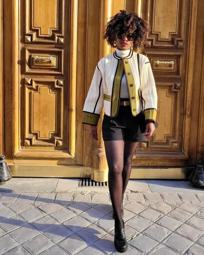 Michon | Veste matelassée surdimensionnée pour femmes de style français - Confortable & à la mode