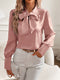 Blouse élégante avec col à nœud | Féminité et raffinement pour toutes les occasions