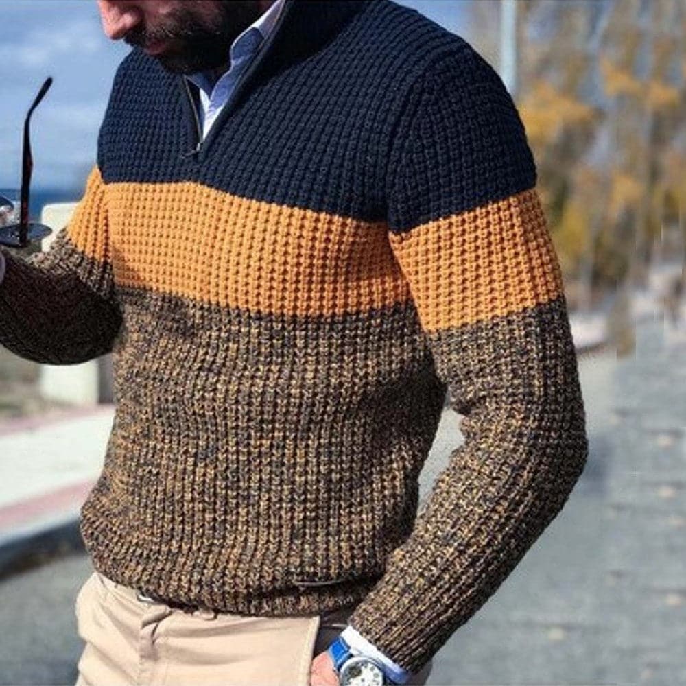 Alfons Cardigan Homme en Grosse Maille | Confort Chic et Style Automnal