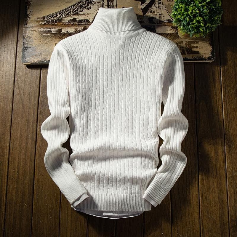 Suéter Guy Warm de cuello alto | Elegancia costera y comodidad superior