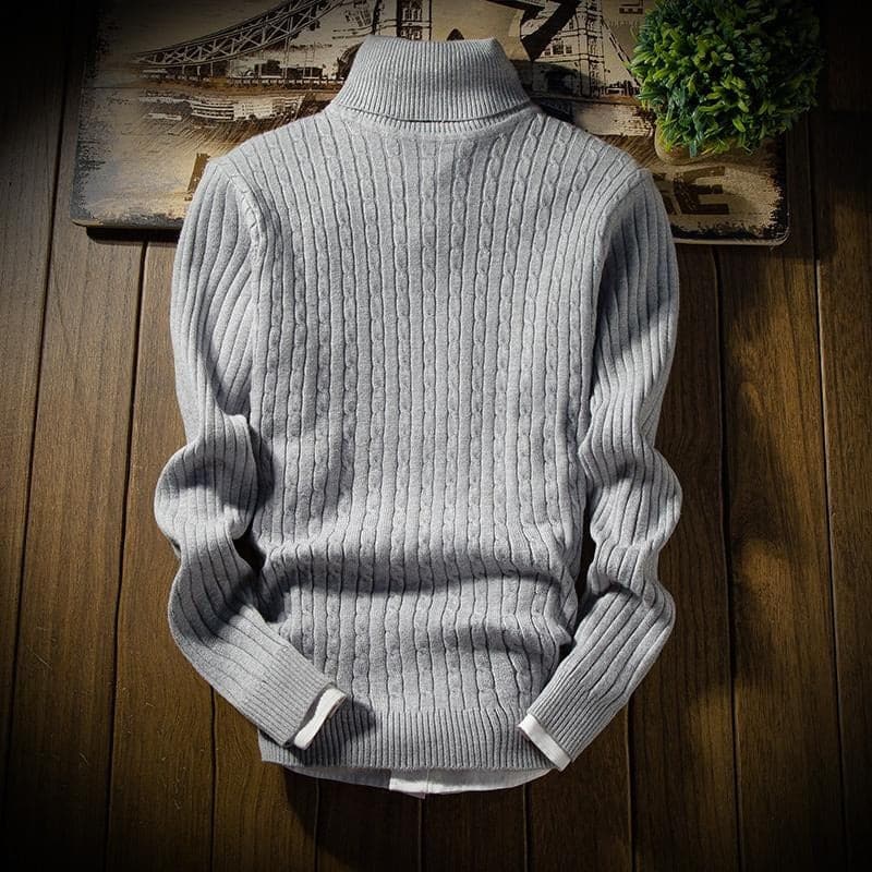 Suéter Guy Warm de cuello alto | Elegancia costera y comodidad superior