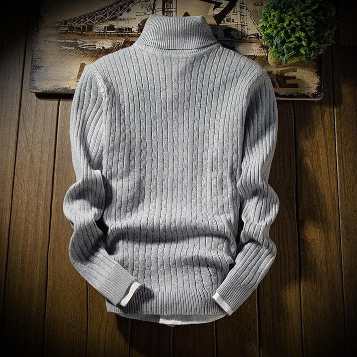 Suéter Guy Warm de cuello alto | Elegancia costera y comodidad superior