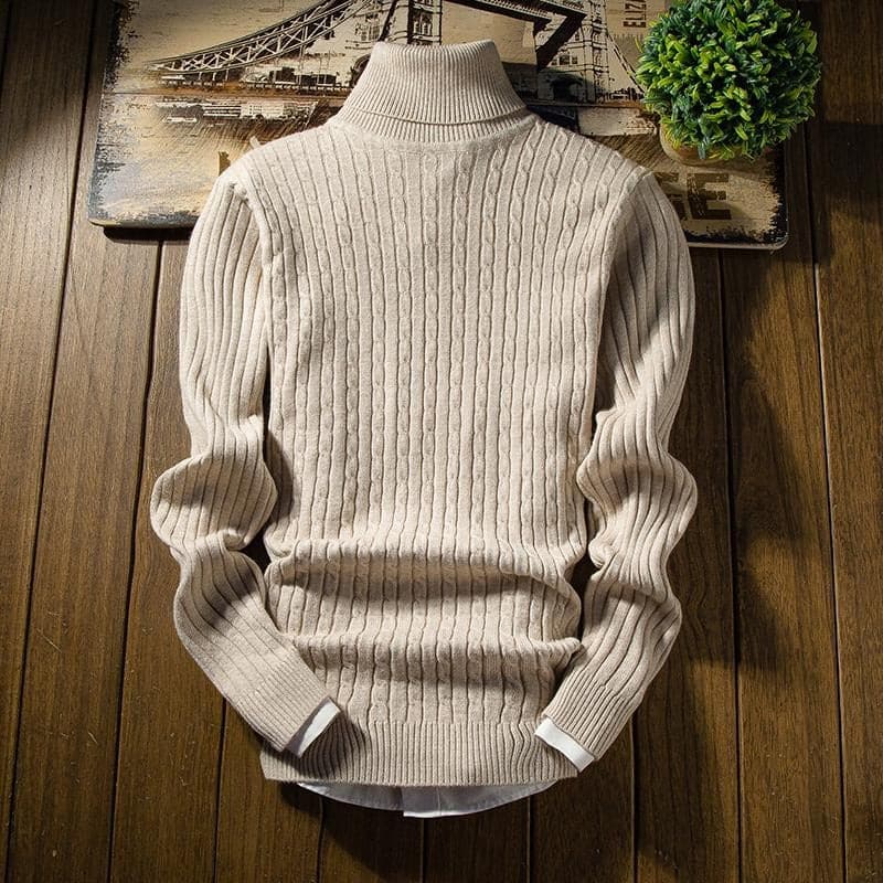 Suéter Guy Warm de cuello alto | Elegancia costera y comodidad superior