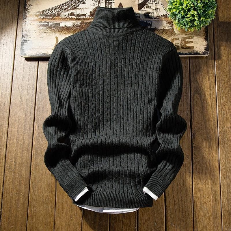 Suéter Guy Warm de cuello alto | Elegancia costera y comodidad superior