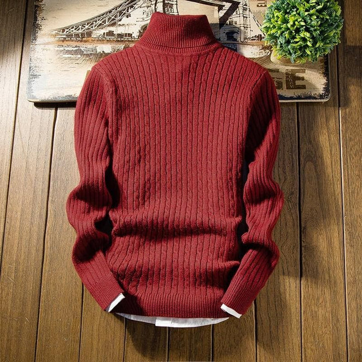 Suéter Guy Warm de cuello alto | Elegancia costera y comodidad superior