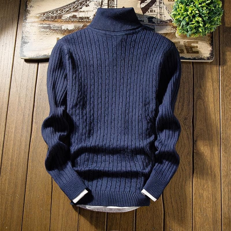 Suéter Guy Warm de cuello alto | Elegancia costera y comodidad superior