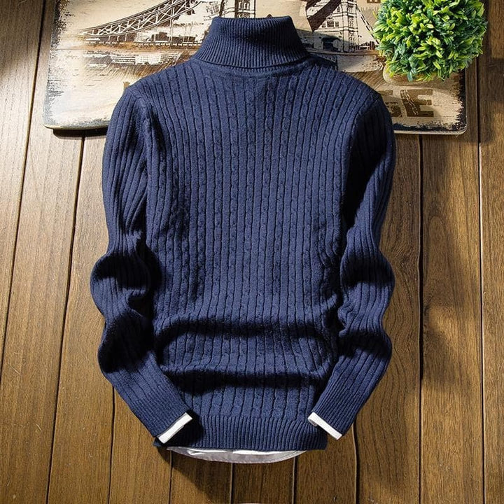 Suéter Guy Warm de cuello alto | Elegancia costera y comodidad superior