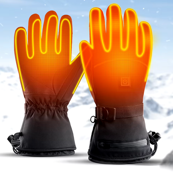 Gants chauffants électriques - rechargeables ou alimentés par batterie - résistants au vent et à l'eau avec fonction écran tactile