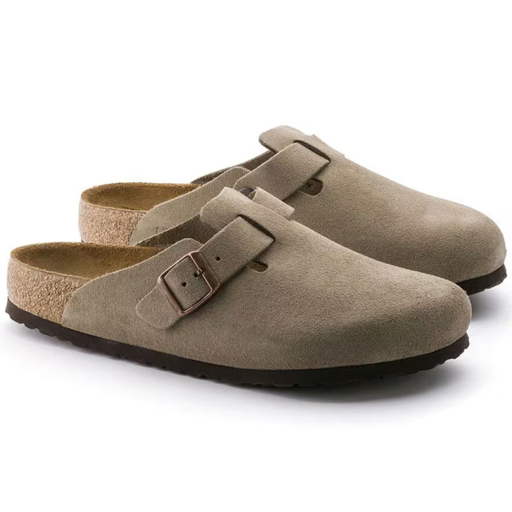 Boston Suede | Zuecos anatómicos y cómodos de ante
