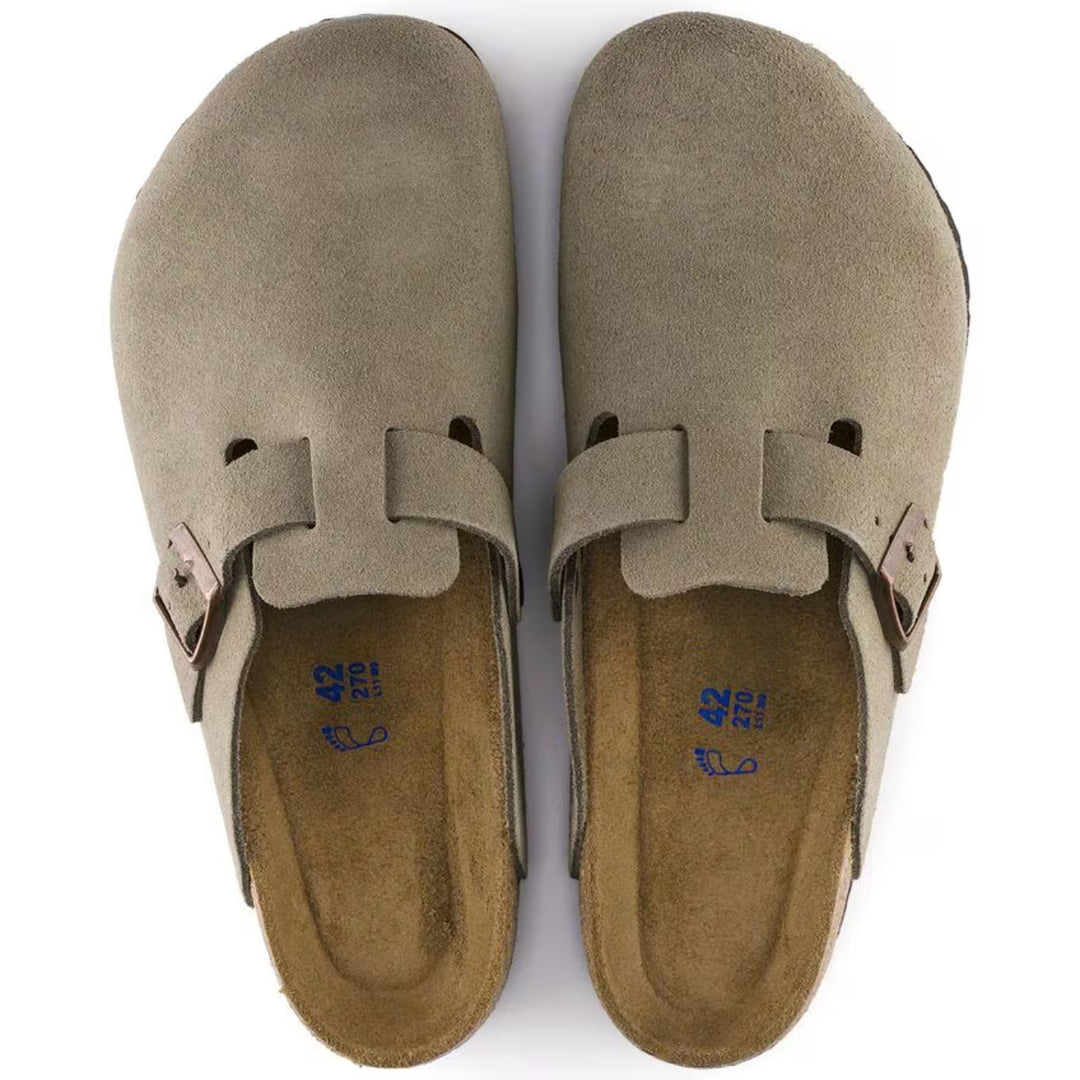 Boston Suede | Zuecos anatómicos y cómodos de ante