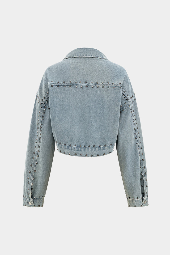 Melissa Veste Extérieure à Détails Cloutés pour Femmes | Design Audacieux, Confort Optimal, Style Polyvalent