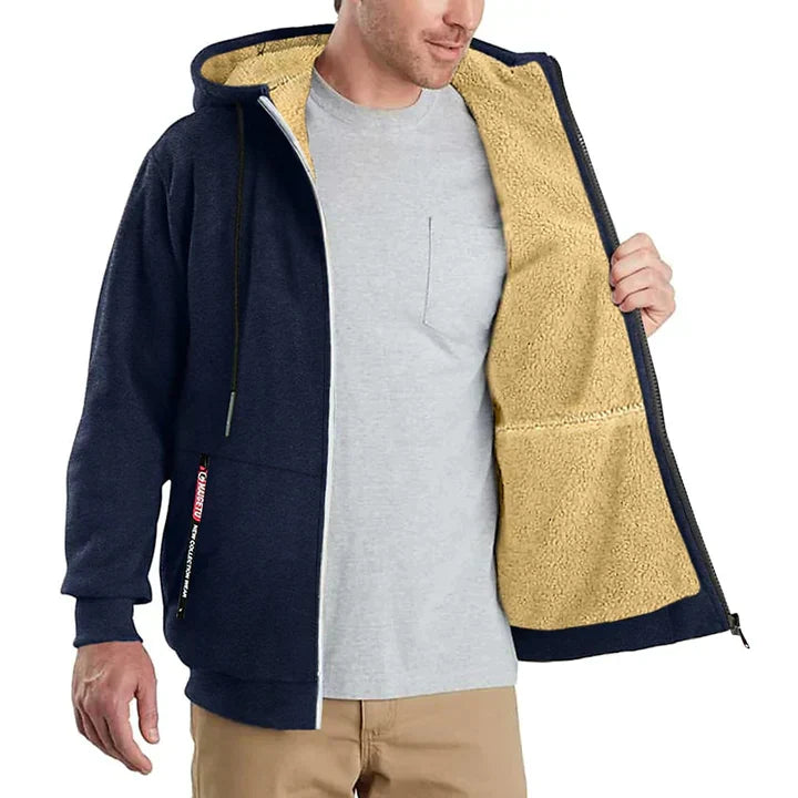 Tommy | Sweat à capuche zippé en polaire