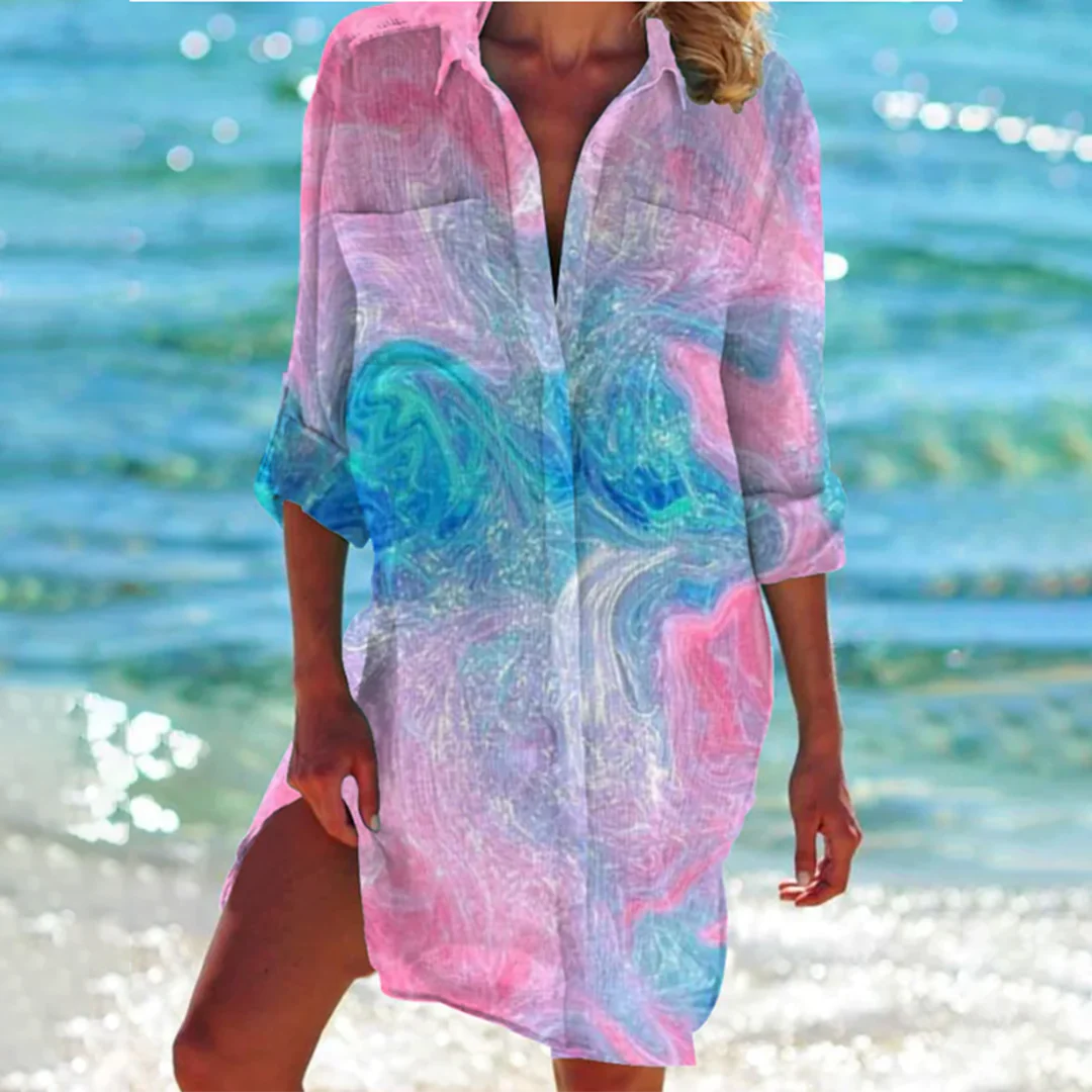 Helen | Robe Mini Polo De Plage D'Été Pour Femme