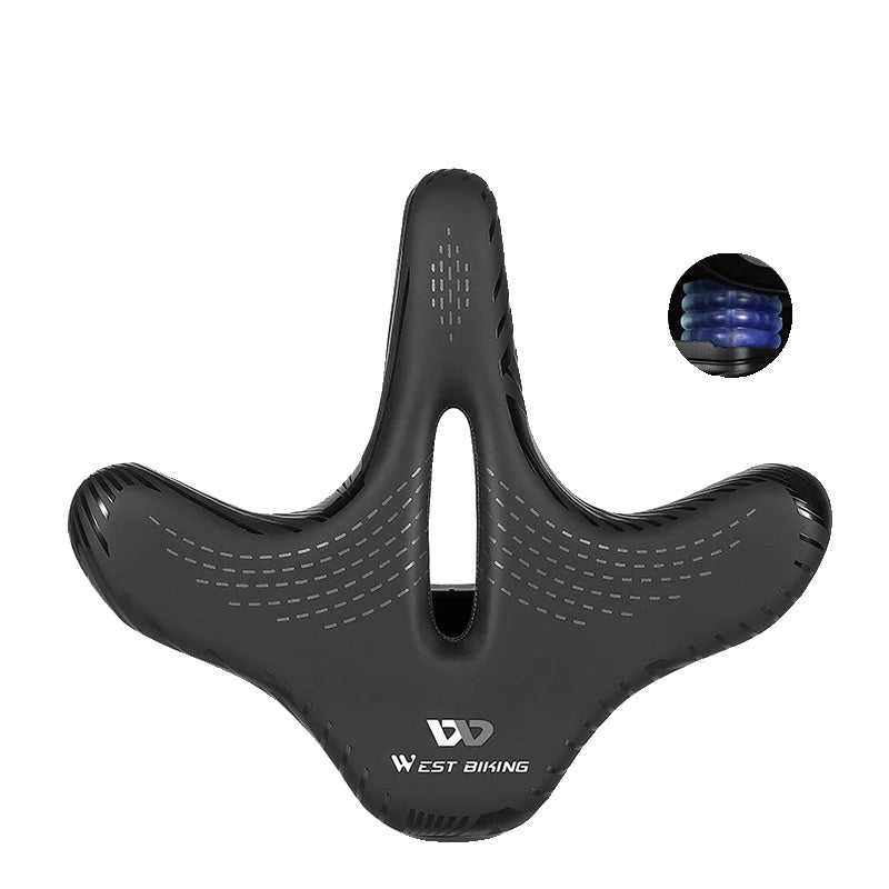 Selle de Vélo Ergonomique avec Coussin Large | Confort Antichoc pour Longues Distances | VTT & Vélo Électrique
