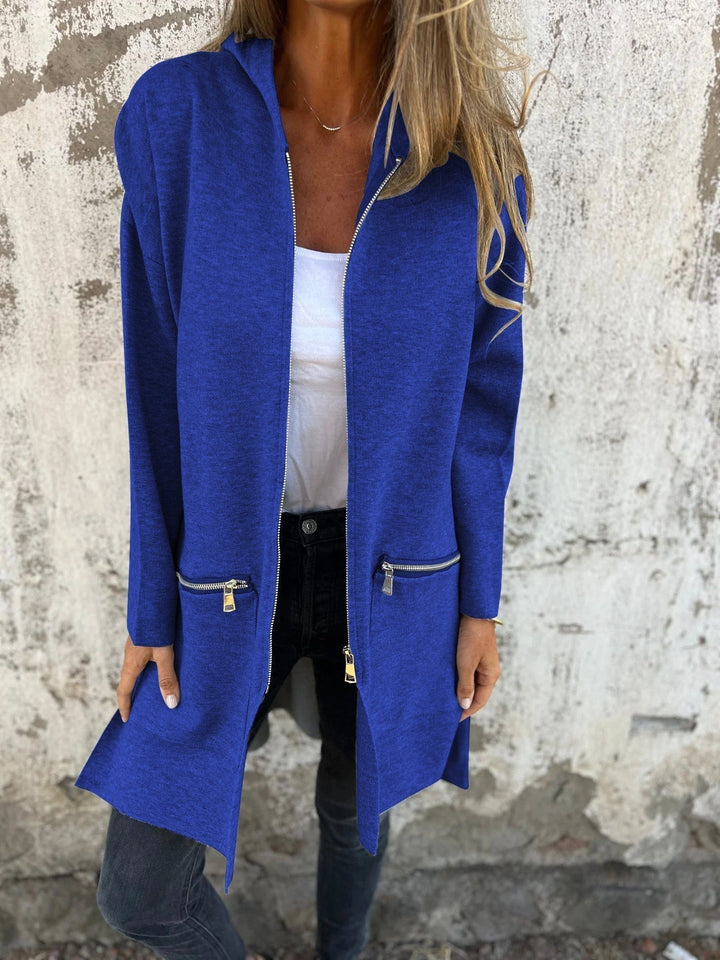 Serenity | Chaqueta informal holgada con cremallera 