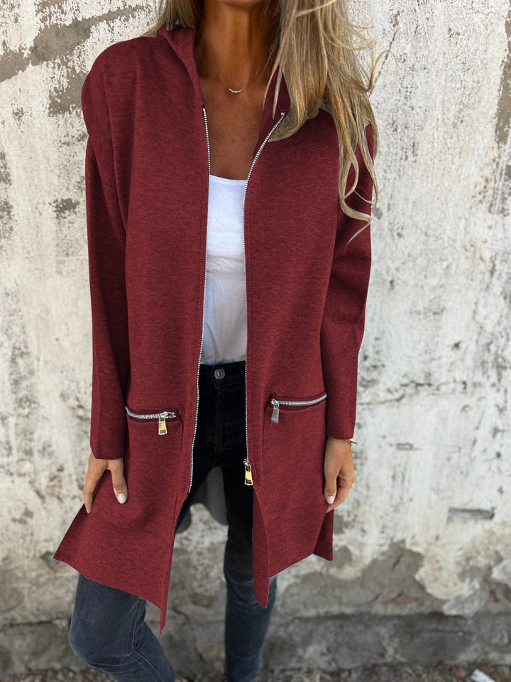 Serenity | Chaqueta informal holgada con cremallera 