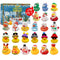 Calendrier de l'Avent de Noël - 24 Canards en Caoutchouc