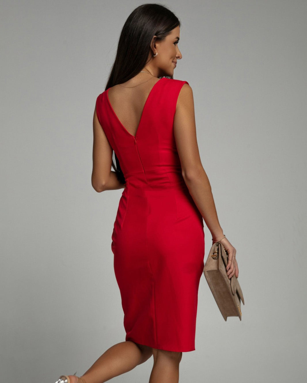 Vestido de verano Annalena para mujer | Corte favorecedor, escote en pico y tejido ligero y transpirable