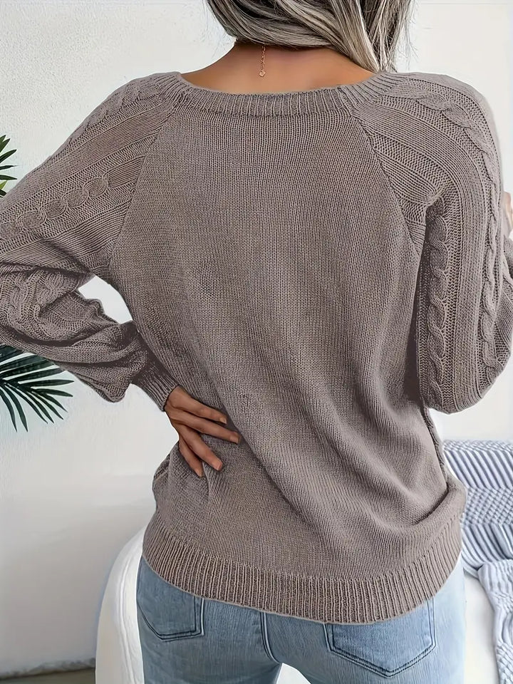 Aldara | Pull élégant pour femme, Polyvalent et confortable, Design raffiné pour une élégance au quotidien