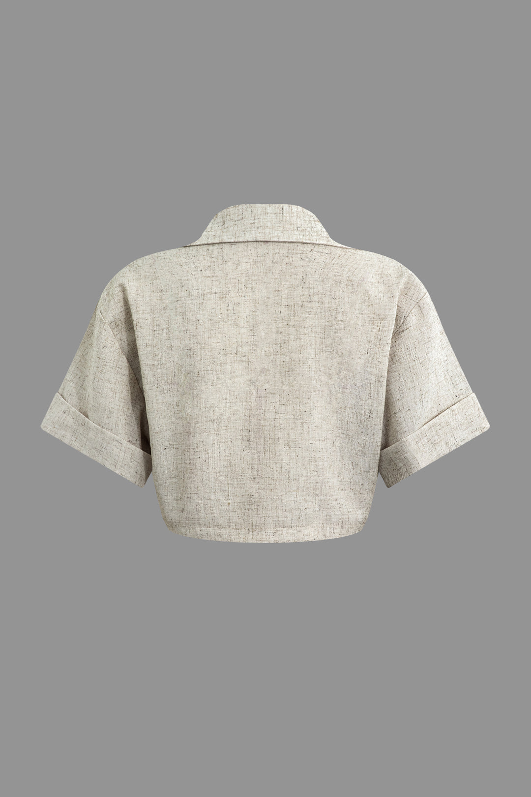 Blusa corta con detalle cruzado de Victoria Leinen para mujer | Top corto de verano con estilo