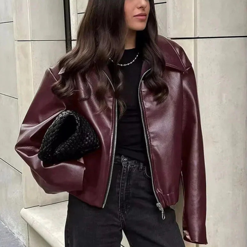 Veste zippée Ikky pour femme | Coupe décontractée et élégance moderne