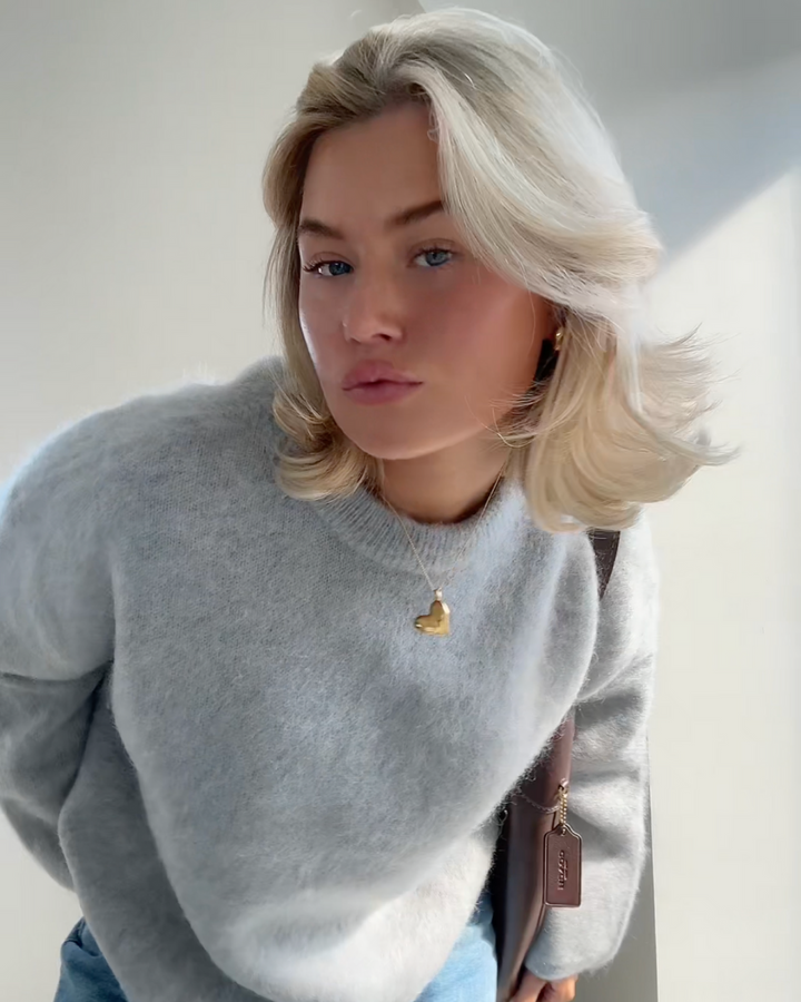 Alice Pull Mohair Douillet pour Femme | Doux & Élégant