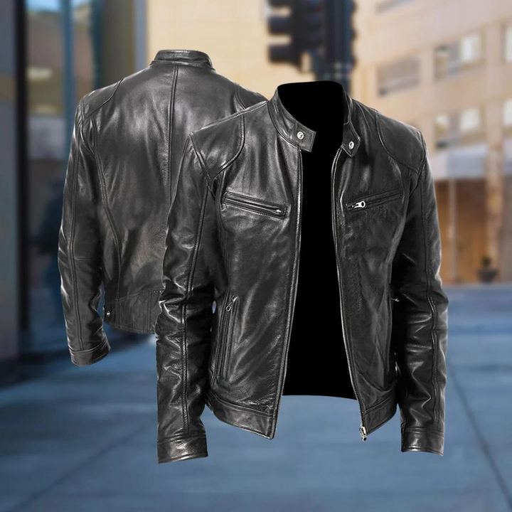 Calvin | Veste en cuir pour hommes