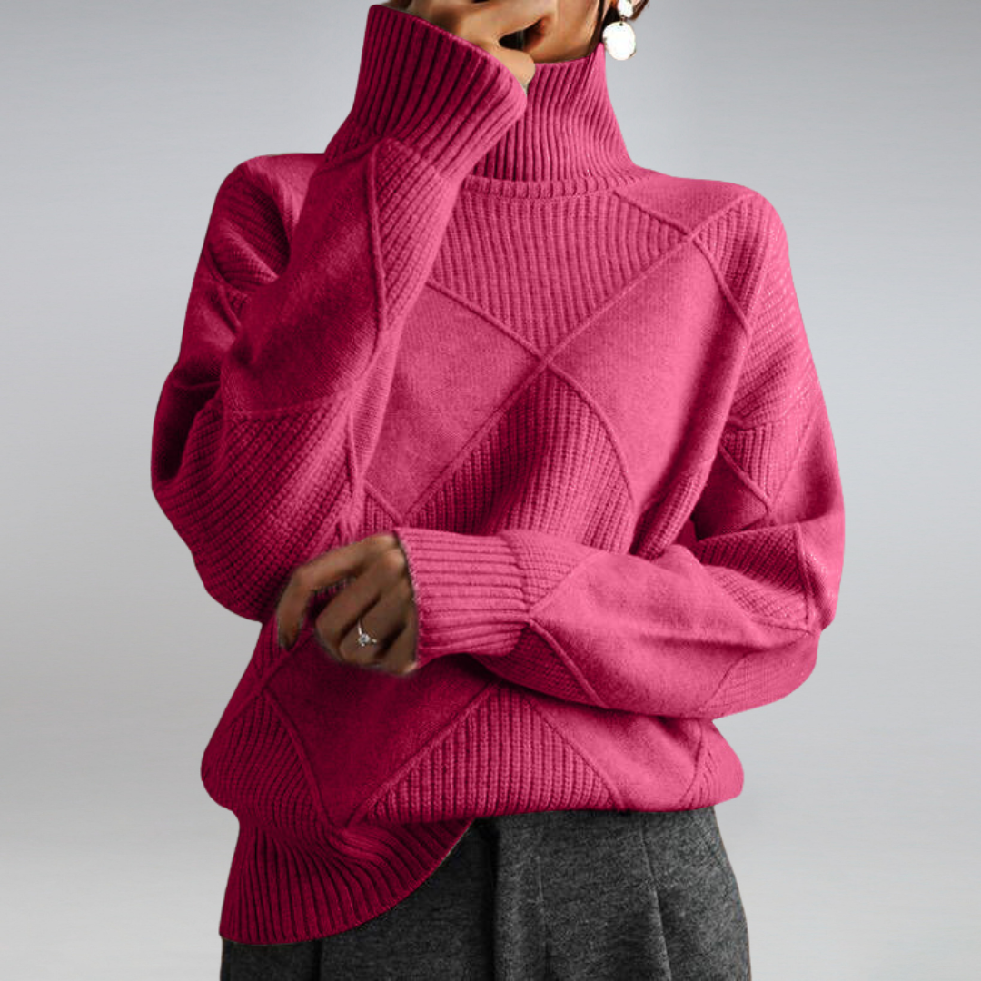 Jersey à col roulé en cachemire pour femmes Cozy Cashmere | Élégance et Confort à Chaque Fil